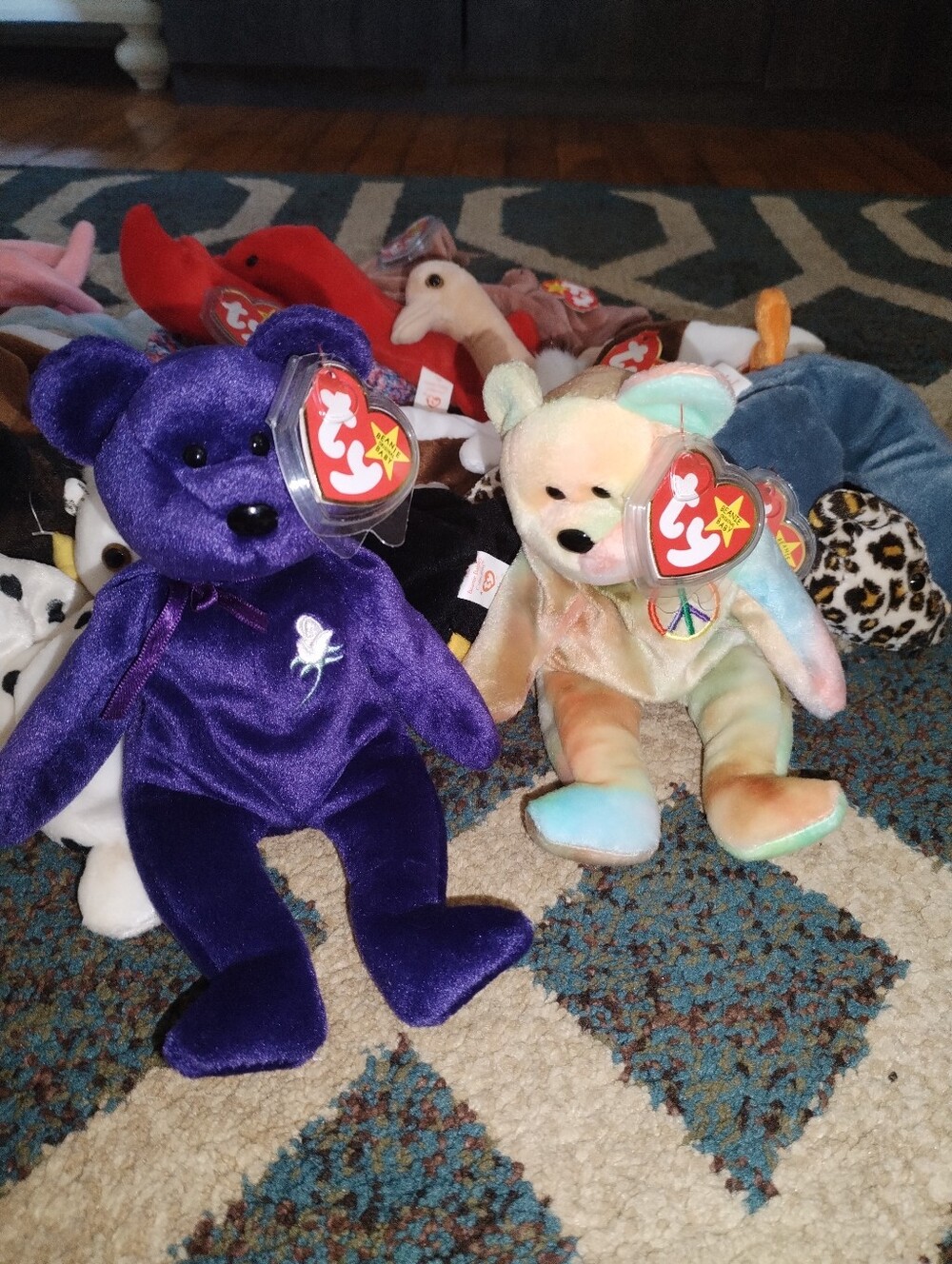 TY Beanie Babies Lot of 21 Plush Stuffed Animals – Vintage Collection – Mixed Ta